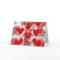 Hearts Afire Abstract  Card