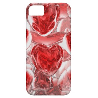 Hearts Afire Abstract iPhone Barely There iPhone 5 Case