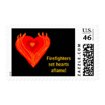 HEARTS AFLAME - postage stamps