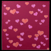 Hearts american mojo napkins