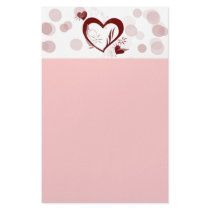 Hearts and Bubbles Stationery by LorrieM Hearts and Bubbles Stationery