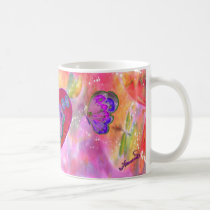 Hearts and Butterflies Mug by do4silks Hearts and Butterflies Mug