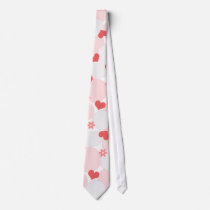 Hearts and circles ties