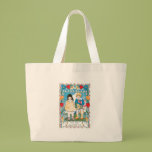 Hearts and Daisies Valentine Tote Bags