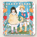 Hearts and Daisies Valentine Coasters