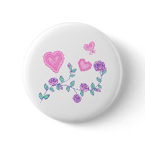 Hearts and Flowers buttons