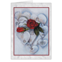 hearts and flowers cards by klocke hearts and flowers cards
