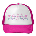 Hearts and Flowers Hats