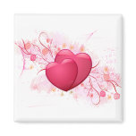 Hearts and Flowers Magnet