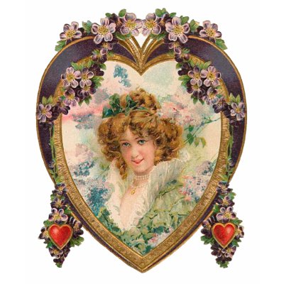 Corações e querido das flores camiseta por vintagetreasurechest