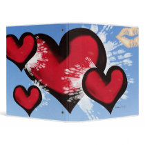 Hearts and Kisses Binder