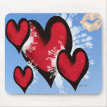 Hearts and Kisses Mousepad