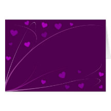 Hearts and lines card
