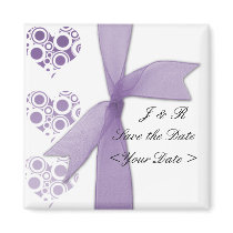 Hearts and Ribbons magnets