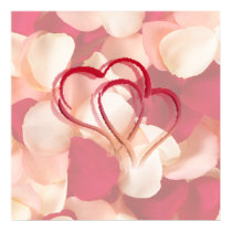 hearts and rose petals AUTOGRAPH POSTER posters by partypassion hearts and rose petals AUTOGRAPH POSTER posters