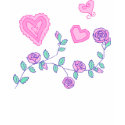 Hearts and Roses From Bonfire Designs t-shirts