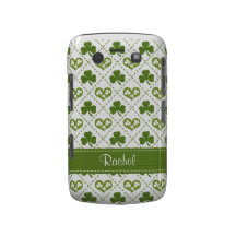 Hearts and Shamrock Blackberry Bold Case