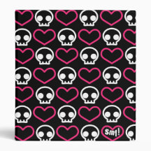 Hearts And Skulls Binder