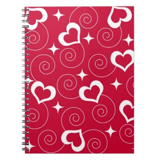 Hearts and Stars notebook