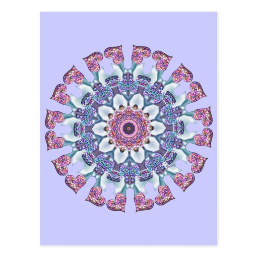 Hearts and Stars Post Card