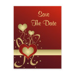 Hearts and stars - Postcard
