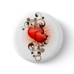 Hearts-and-Swirls Button