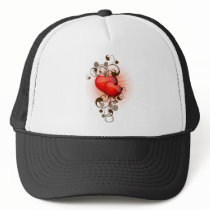 Hearts-and-Swirls Hats