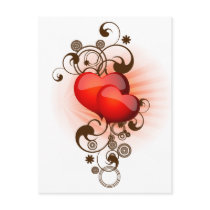 Hearts-and-Swirls postcards by karabunda Hearts-and-Swirls postcards