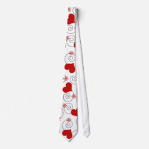Hearts and swirls ties