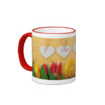 Hearts and Tulips Mug mugs