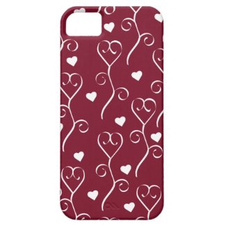 Hearts and Vine Valentine iPhone 5 Case