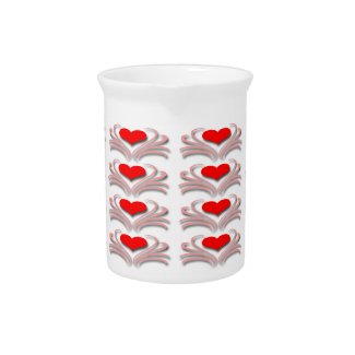 Hearts and Vines Beverage Pitcher