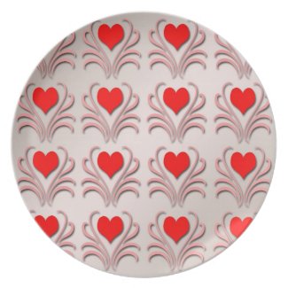 Hearts and Vines Dinner Plates