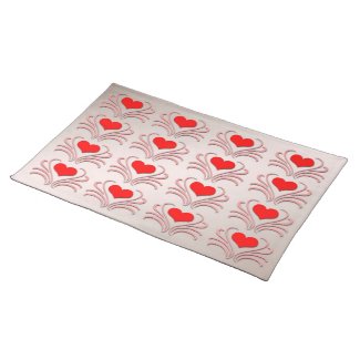 Hearts and Vines Place Mat