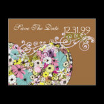 Hearts and Wild Flowers Save The Date