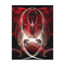 Hearts Angel postcards
