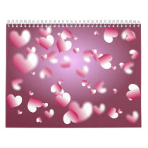 Hearts Background calendars by prawny Hearts Background calendars