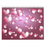 Hearts Background Wall Calendars