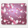 hearts background mouse pads