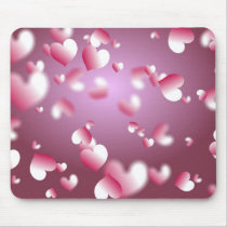 hearts background mousepads
