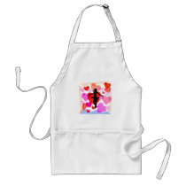 Hearts ballroom dancer apron