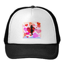 Hearts ballroom dancer hats