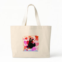 Hearts ballroom dancing bags
