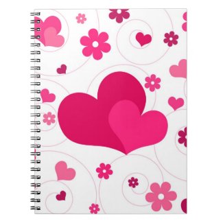 Hearts being together notebook
