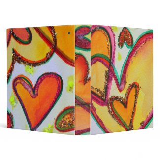 Laugh Hearts Note Book Binder