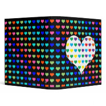 Hearts Binder Black