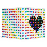 Hearts Binder White binder