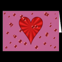 Hearts & Bubbles (Pink) cards