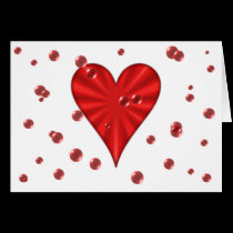 Hearts & Bubbles (White) cards