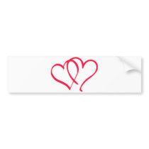 hearts bumper stickers